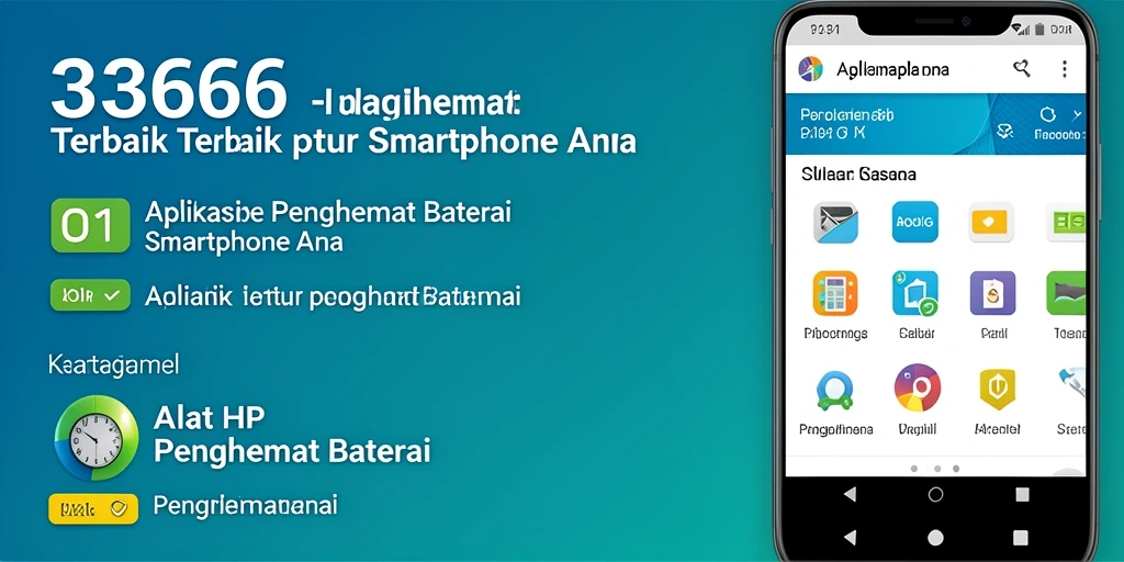 Tampilan antarmuka Penghemat Baterai 333666 yang user-friendly.