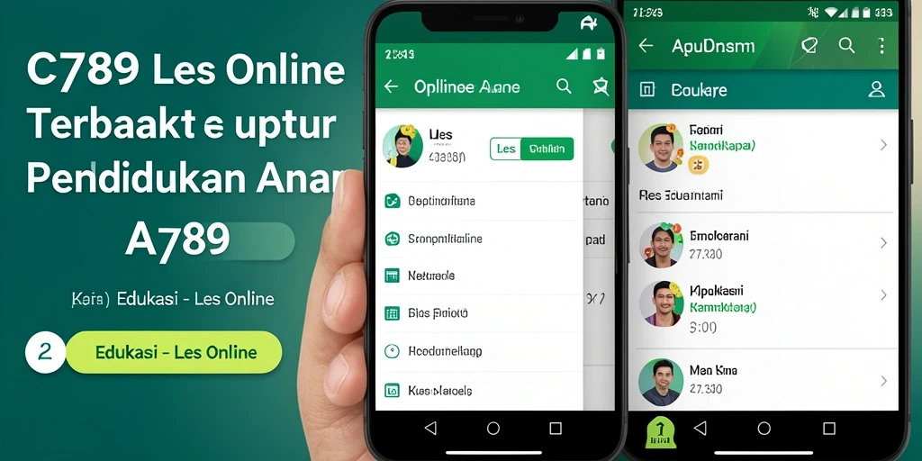 Tampilan antarmuka C789 yang intuitif dan mudah digunakan.