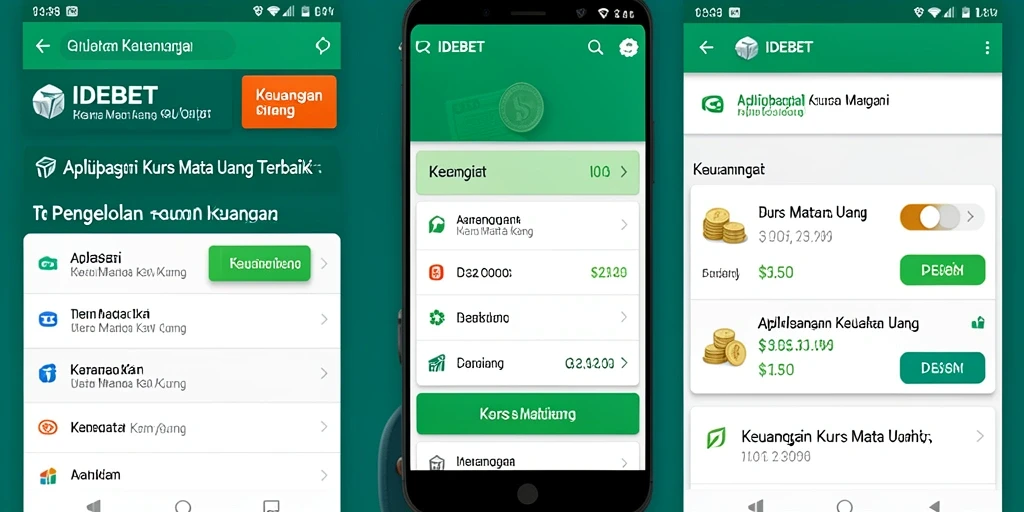 Tampilan antarmuka pengguna IDEBET yang intuitif dan informatif.