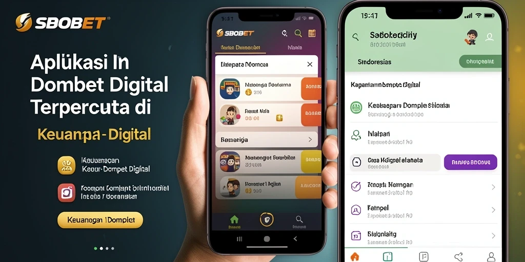 Tampilan antarmuka SBOBET yang user-friendly dan modern.