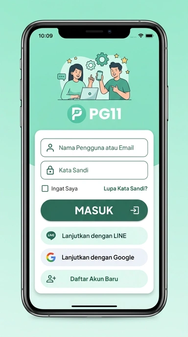 Panduan Login Akun pg11 untuk Pengguna Android